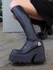 Boots Women'S Winter Platform Boots Spice Girls Elastic Sleeve Legs Knight Boots