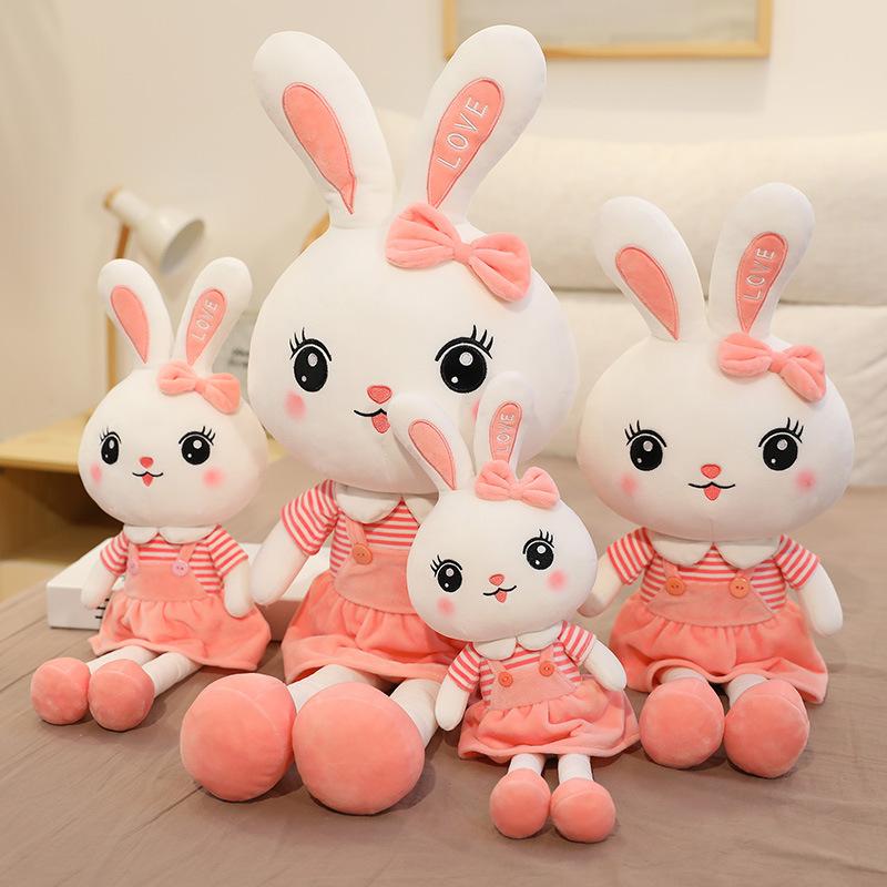 Кролик плюшевая игрушка креативная кукла белая кукла кролик тряпичная кукла подушка когти машина подарок на день святого валентина для девочек