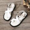 2025 Summer New Platform Sandals Women's Shoes Large Size Casual Toe Platform Sandals Spot