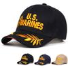 US Letter Snapack Embroidery Snapback Baseball Caps Spring and Autumn Outdoor Adjustable Casual Hats Sunscreen Hat