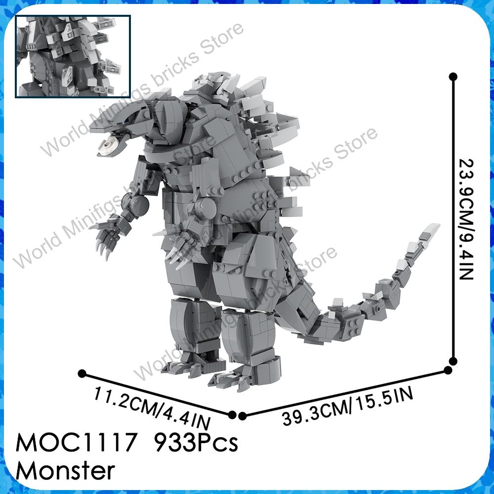 MOC Кирпичики Гигантский Монстр 1000 Шт Аниме Фигурки из Фильмов Бензопила Демон Робот Совместимые Строительные Блоки Игрушки Для Детей Взрослых 3D