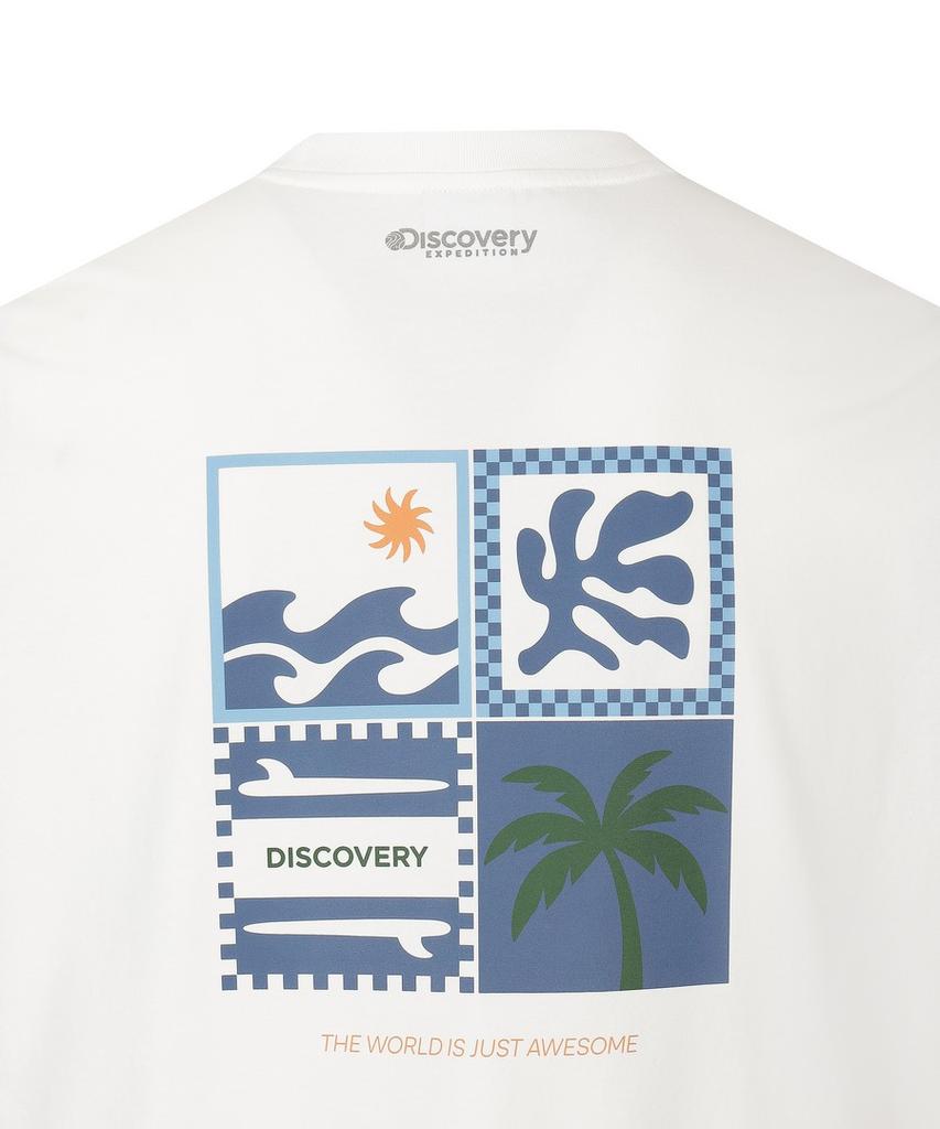 DISCOVERY EXPEDITION Uni Freshvent Resort Графическая футболка с коротким рукавом (белый)