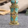 Роскошная Мини-бутылочка для парфюма в арабском стиле из сплавов. Идеально подходит для путешествий и ежедневного использования. С надежной крышкой.
