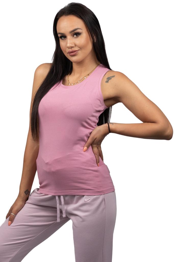 4F TOP PINK cotton tank top R-XS