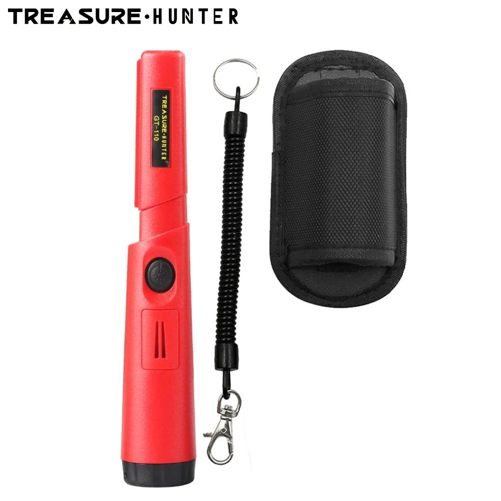 Treasure Hunter GT110 Ручной металлоискатель Pinpointer Pointer Probe Устойчивый к царапинам точный поиск металла Водонепроницаемый 360-градусное сканирование