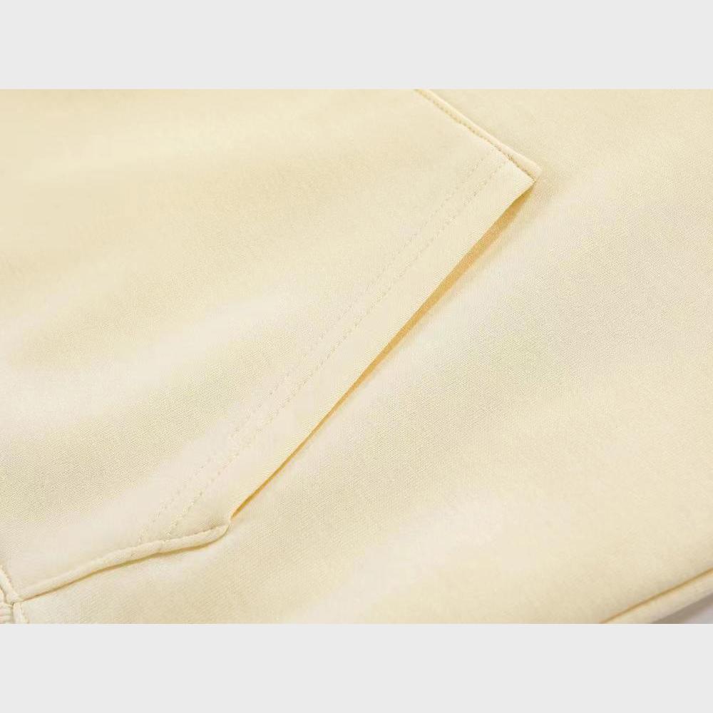 Осенне-зимняя утолщенная плюшевая толстовка с капюшоном из чернобурки и лисицы высокого качества из хлопка с логотипом и принтом маленького медвежонка