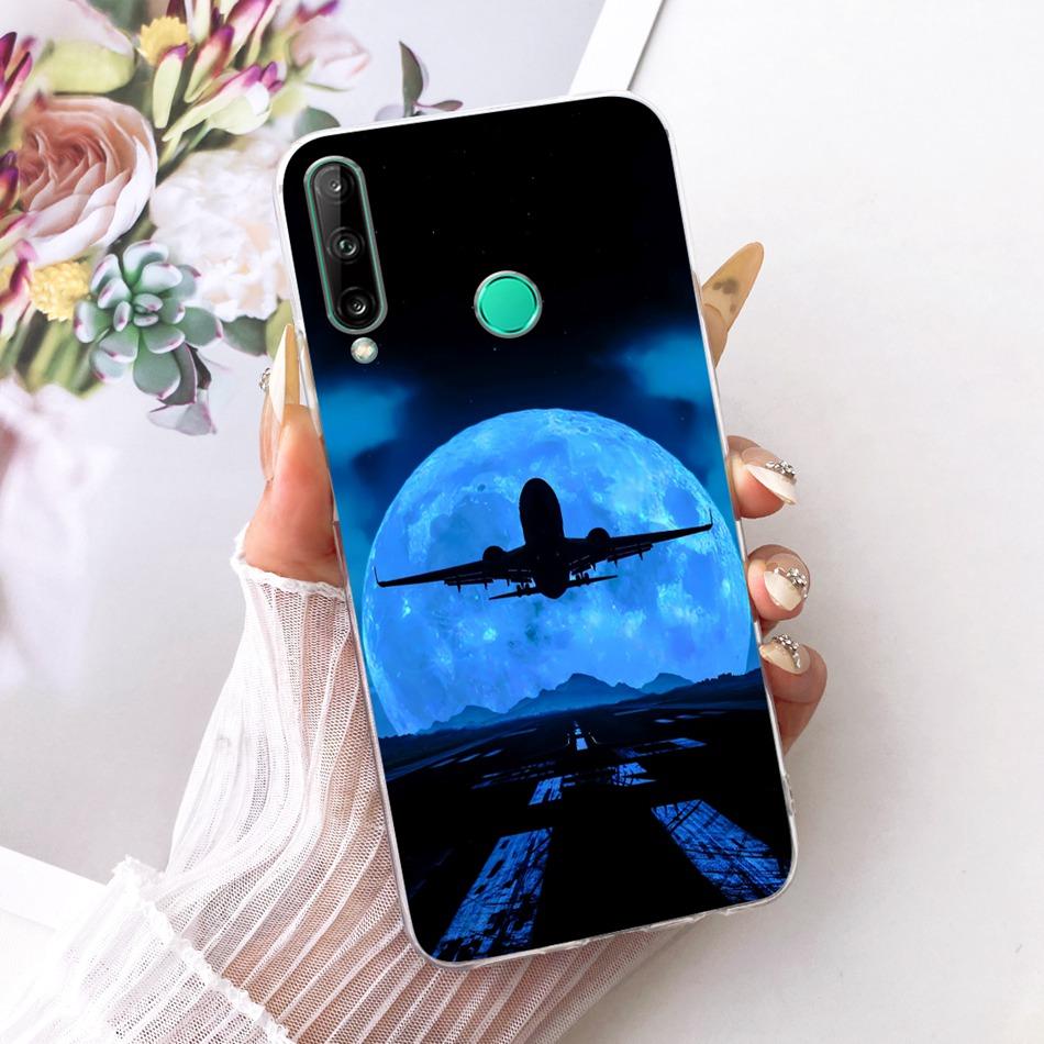 For Huawei Y7p Cool Dragon Tiger Pattern Phone Case For Huawei Y7P 2020 ART-L28 ART-L29 Soft Silicone TPU Cases