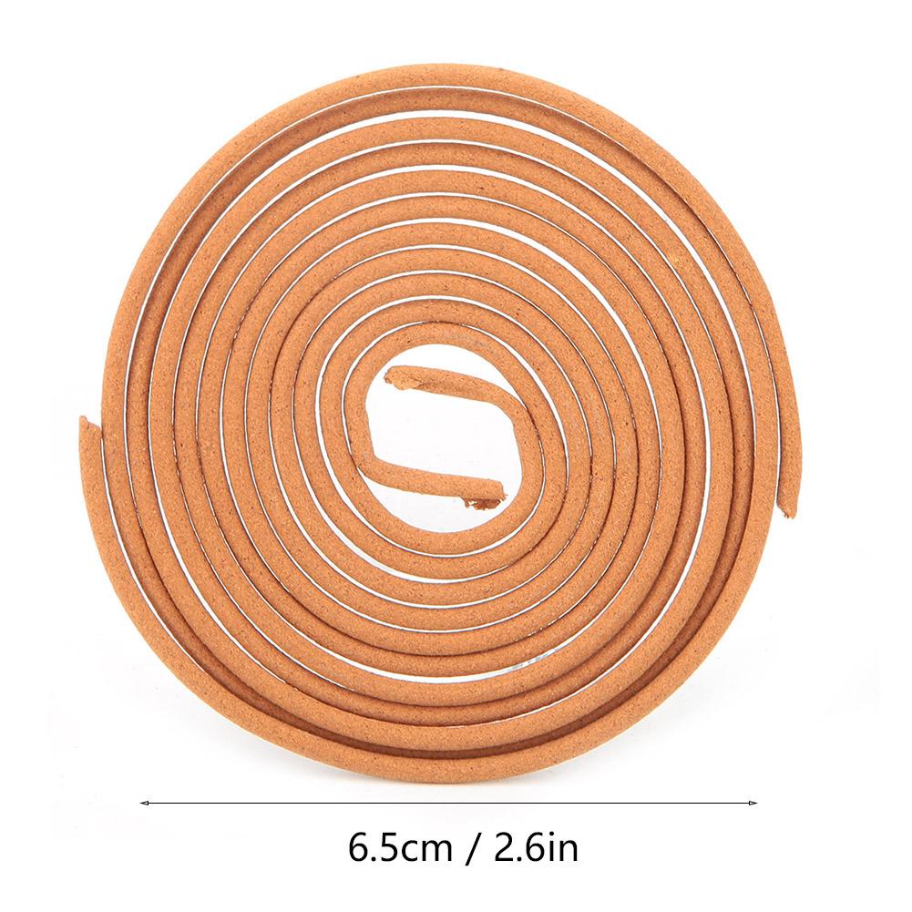 48 пластинчатая коробка Натуральная спираль благовония Ароматерапия Домашняя комнатная 4-часовая сандаловая благовонная спираль (# 1)