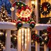 Decorative Lights for Eaves Christmas Outdoor LED Icicle Lights, Waterproof String Lighting, Battery Powered Flexible Fence Decoration Light
