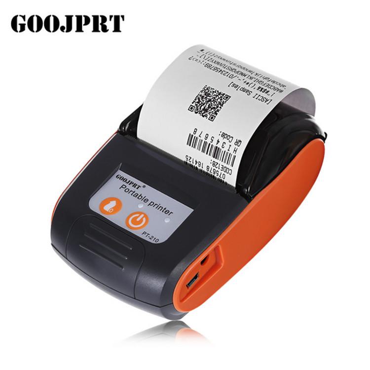 Беспроводной Bluetooth термопринтер Jingpu 58 мм для takeaway и штрих-кодов