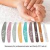 9 Piece Nail File Set Different Shape Professional Manicure Tools Washable Nail Buffer Set for Acrylic Nails