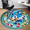 1 шт. Круглый ковер Sonic Rings для офиса, спальни, гостиной, домашний декор, декор комнаты, Offic a1016138