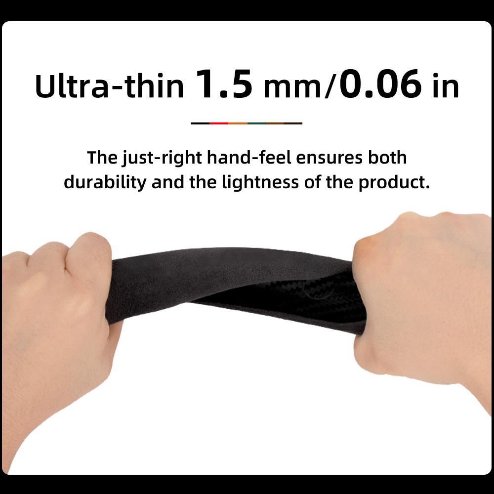HPE1 Suitable for Lexus Anti-Slip Buckle Segmented Suede Steering Wheel Cover Suitable for Is250 Ct200H Is350 Es300H Rc Is300H Rx Rx450H Hs250H Nx300