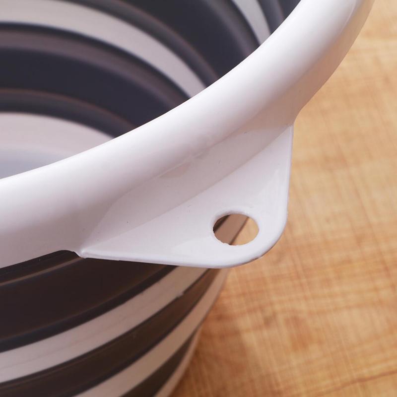 1/2 шт складное ведро для мытья автомобиля на открытом воздухе для рыбалки круглое ведро для ванной комнаты и кухни портативное складное ведро контейнер для воды