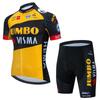 Mens Cycling Jersey Set Short Sleeve Breathable Bike Shirt Pants Road Mountain Biking