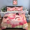 Комплект постельного белья с принтом покемона Джигглипаффа, пододеяльник, 1 пододеяльник, 2 наволочки, комплект постельного белья для взрослых и детей, роскошный подарок на день рождения