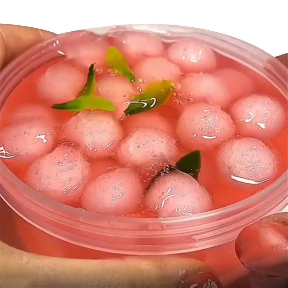 (Драгоценная память)Цвет Смешивания Облако Слизи Персиковая Шпатлевка Ароматическая Стресс Детская Хрустальная Глиняная Игрушка