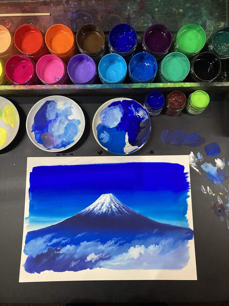 Краска акварельная Nicker цветная плакатная 18 цветов набор 40 мл PC40ML18N