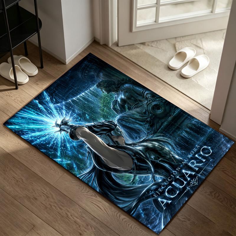 Saint Seiya A A rug suitable for office chair areas living rooms and computer desks perfect for home offices and an ideal holiday gift