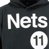 Nike X NBA BKN Essential Nets 11 Letter Sports Hoodie Мужские толстовки с капюшоном черного цвета DH6535-011