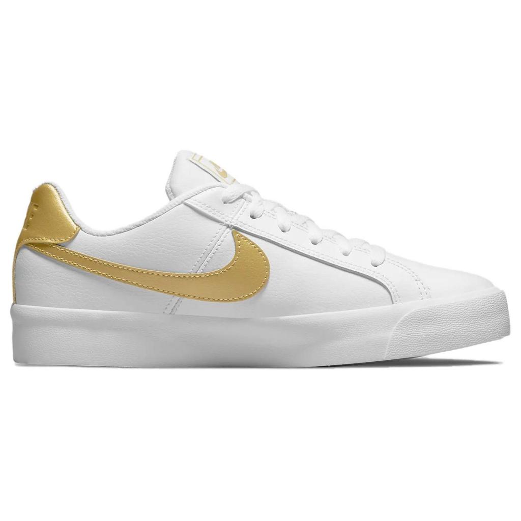 Nike Женские кроссовки Court Royale AC белого цвета с металлическим золотом AO2810-109