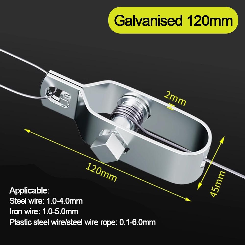 Heavy Duty Wire Tightener Silver Electric Fence Tightener New Wire Buckle Farm