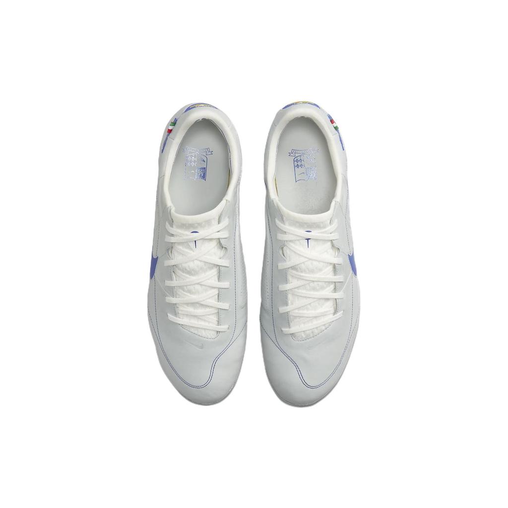 Nike Tiempo Legend 9 Elite Made In Italy AG Montebelluna - White Game Royal Men Sneakers Metallic-Silver DV7901-140