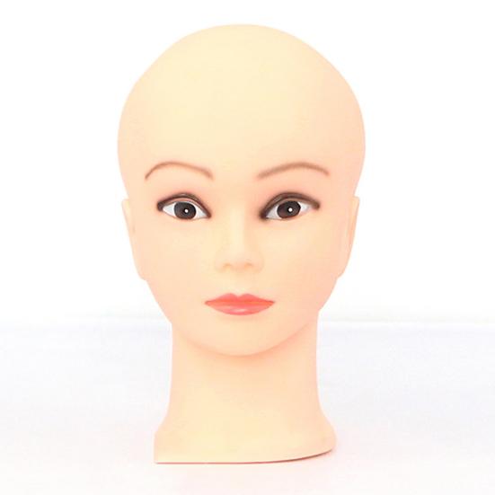 Профессиональная женская голова манекена для практики макияжа Лысая голова манекена с хорошим эффектом отображения для обучения макияжу Наращивание ресниц