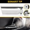 Car Exhaust Tip Outlet OD Stainless 2.5'' Inlet 3'' Steel Muffler Pipe Bolt on