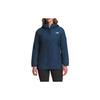 THE NORTH FACE Coats Women's Dark Blue Hooded Moderate (Unisex) Coats NF0A7QEW HDC