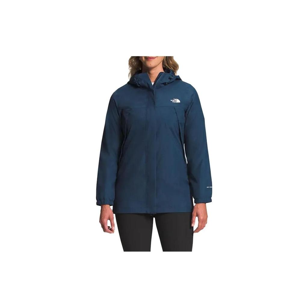 THE NORTH FACE Coats Women's Dark Blue Hooded Moderate (Unisex) Coats NF0A7QEW HDC