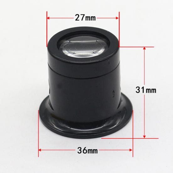 10X инструменты для ремонта часов, лупа, увеличительная линза для оценки ювелирных изделий, лупа