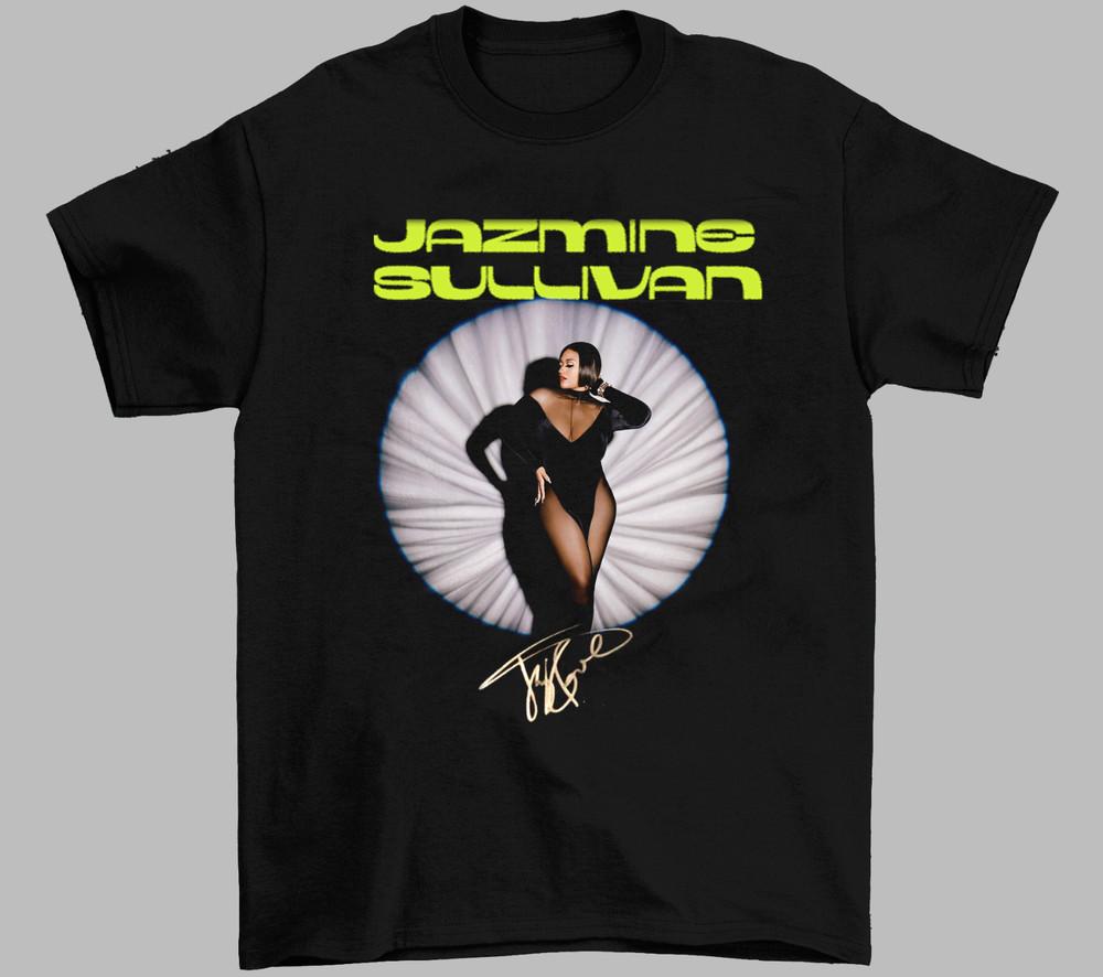 Jazmine Sullivan Signature Short Sleeve Gift For Fan Black All Size Shirt VC232 Unisex T-Shirt