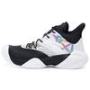 New Anti Slip Wear Resistant Mid Top Performance Basketball Shoes Men's Black White Gray 112131616S-1