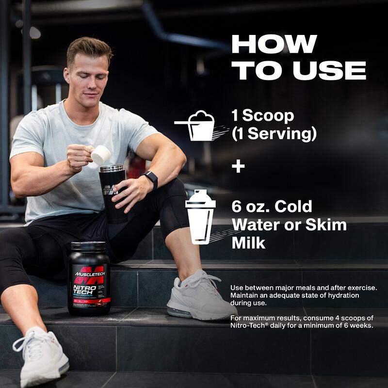 Nitro-Tech™ Whey Protein, Vanilla Cream, 4 lbs (1.81 kg)