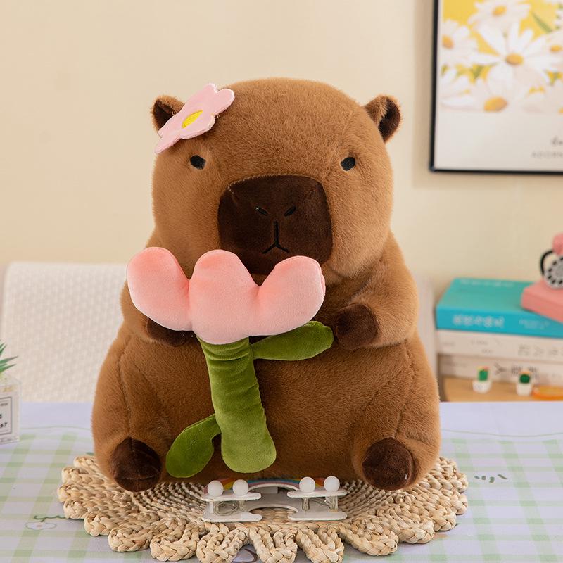 New Capybara Plush Doll: Internet Sensation Milk Tea Capybara for Children's Gift