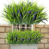 6pcs Simulation Plants Realistic Bright Color No Watering Artificial Plants Outdoor Fake Monkey Grass Home Decor