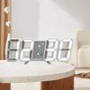 Modern Fashion Large Led Digital Wall Clock 8 Inches 3d Led Desk Clock Alarm Clock Honm Decor Kitchen Living Room Study