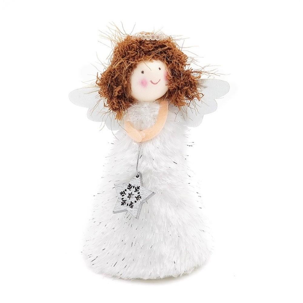 Love Angel Girl Christmas Tree Top 15cm Ornament Prop Decorative Ornaments