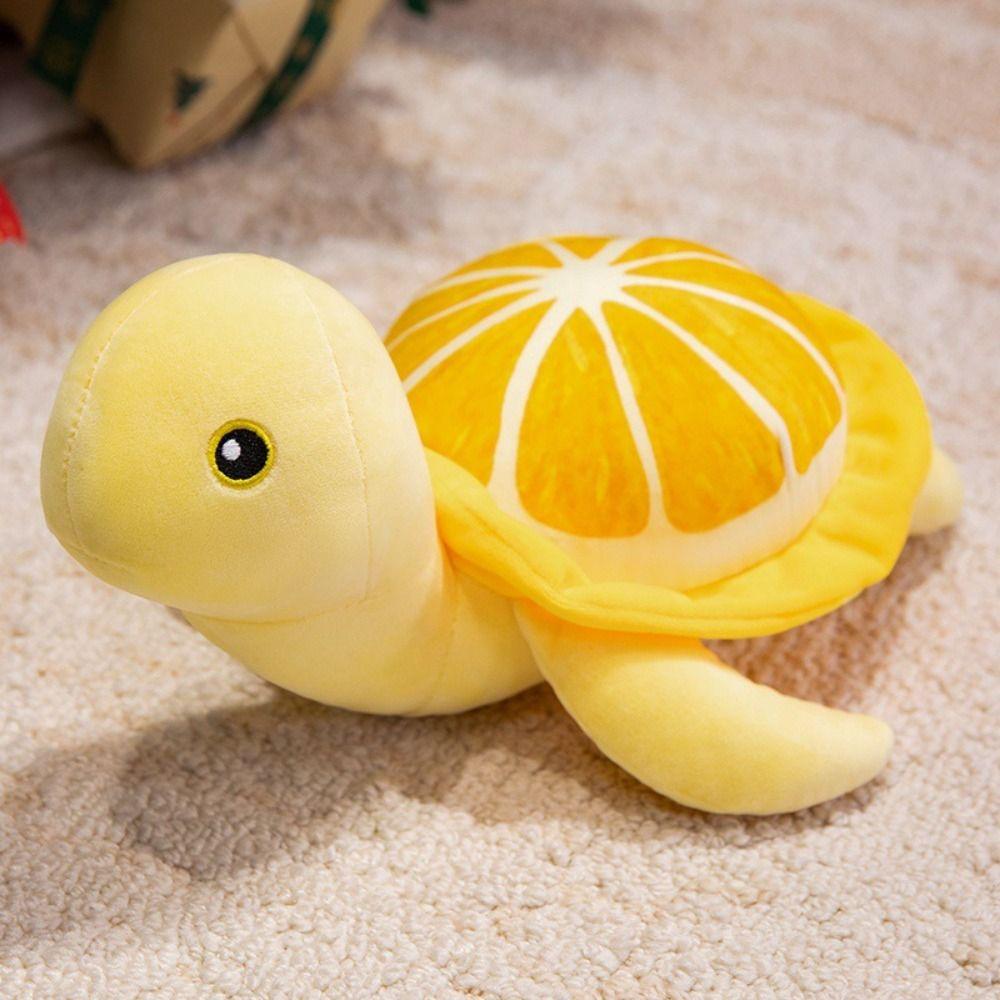 Marine Animal Lemon Tortoise Plush Toy Stuffed Animal Sea Turtle Pillow Children Gift