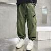Boys' Cargo Pants - Spring/Autumn 2024, Stylish Casual Cotton for Kids, Middle & Big Children.