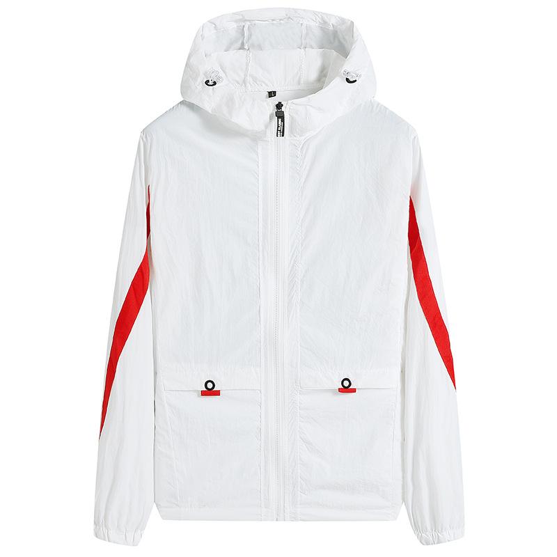 Солнцезащитная одежда мужская летняя повседневная уличная одежда для пар с капюшоном солнцезащитная одежда куртка тонкая секция