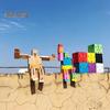Wooden Cube Robot Toy Educational Transforming Robot Action Figure 3D Puzzle Twisted Cube Robot Building Block Toy Toddlers Boys Girls Gift