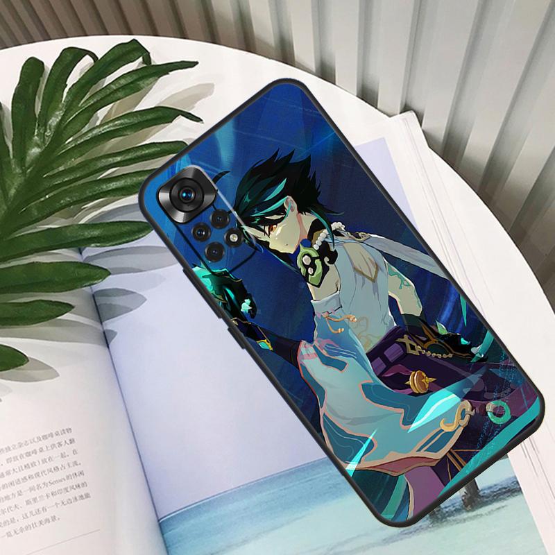 Чехол Xiao Genshin Impact для Xiaomi Redmi Note 14 13 10 11 12 Pro 11S 12S Чехол для Redmi 15C 14C 10C 12C 13C 15