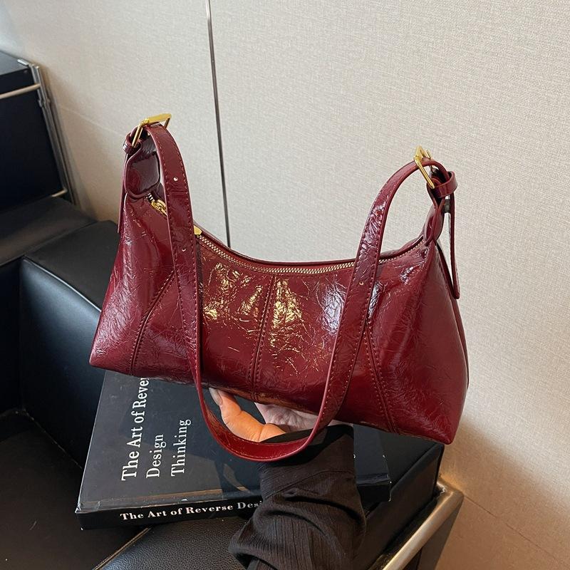 Ретро сумка женская большой вместимости новая осенне-зимняя нишевая сумка-мессенджер повседневная на одно плечо под мышку сумка-пельмень