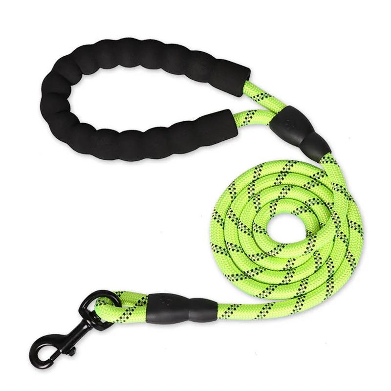 1.5/2/3M Reflective Dog Leash with Comfortable Padded Handle Double Heavy Duty Traction Rope for Small Medium Large Dogs Enhance Safety and Control