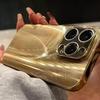 Кросс-бордер чехол для iPhone 16 Pro Max, Электроокрашенный узор «Аврора с бриллиантами», Включает пленку для линз для Apple 15/13.