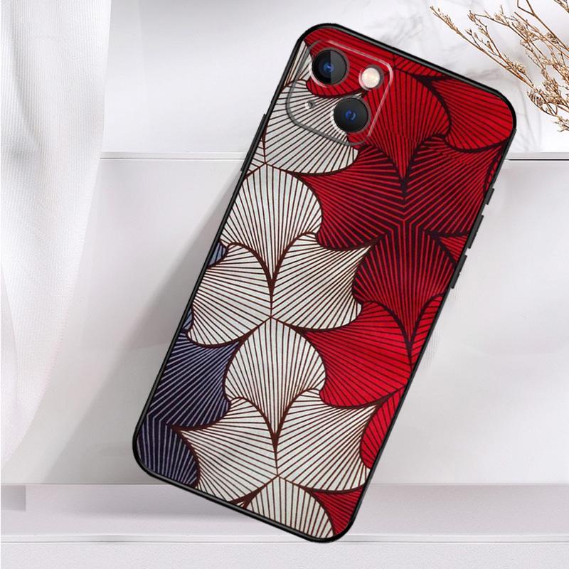 Чехол из ткани с африканским восковым узором для iPhone 14 13 12 11 16 15 Pro Max Mini Cover X XR XS 8 7 14 16 15 Plus Аксессуары