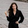 European and American women's long-sleeved shirts have a versatile temperament, loose professional women's clothing wholesale, and high-end
