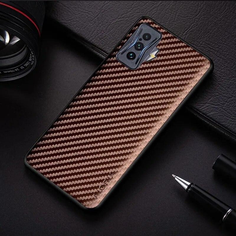 Carbon Fibre Texture Phone Case for Xiaomi Poco F4 GT Redmi K50 Gaming Fashion Design Back Cover Funda Coque for Poco F4 GT Case